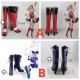 Macross Frontier Mikumo Guynemer Freyja Wion Red Blue Cosplay Shoes Boots