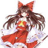 Touhou Reimu Hakurei Brown Cosplay Wig