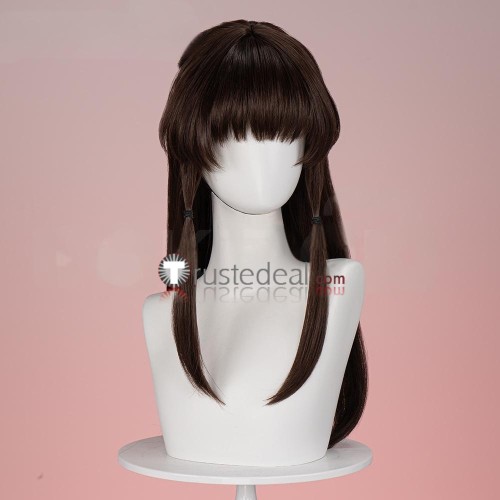 Touhou Reimu Hakurei Brown Cosplay Wig