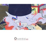 Mononoke Medicine Seller Movie Kusuriuri Silver Pink Highlight Styled Cosplay Wig