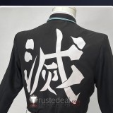 Kimetsu no Yaiba Demon Slayer Muzan Kibutsuji Kimono Demon Kaigaku Black Cosplay Costumes