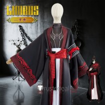 Limbus Company Zigong Black Red Cosplay Costume