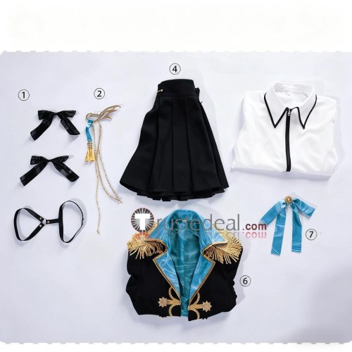 Project Sekai Vivid BAD SQUAD WL 2 Azusawa Kohane Shiraishi An Black Cosplay Costumes