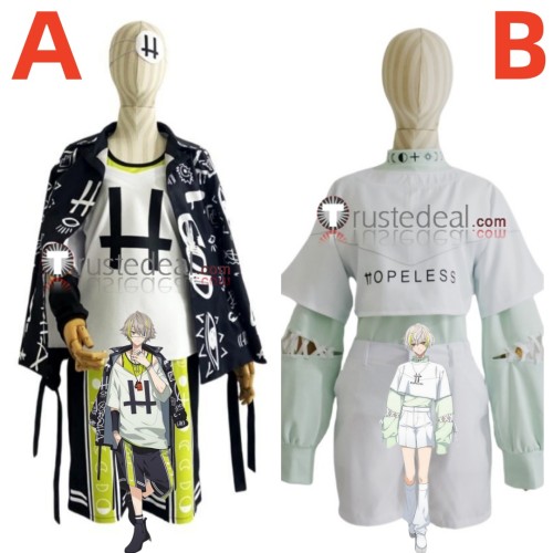 18TRIP L4mps Ryui Shiramitsu Toi Shiramitsu Outfit Black White Cosplay Costumes