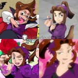 Nintama Rantarou Takiyashamaru Tairano Shioe Monjirou Kirimaru Settsuno Brown Purple Styled Cosplay Wigs