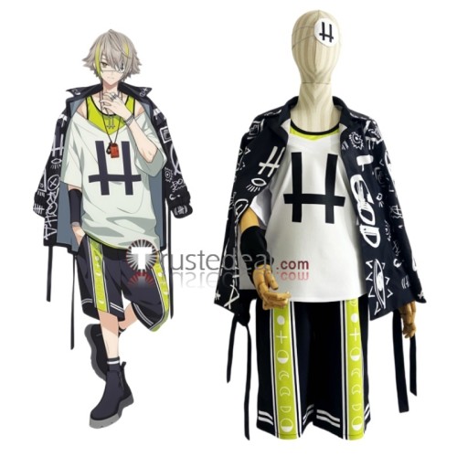 18TRIP L4mps Ryui Shiramitsu Toi Shiramitsu Outfit Black White Cosplay Costumes