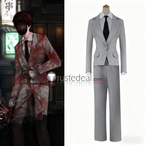 Library Of Ruina Roland Operator of Gaze Office Alloc Grey Suit Cosplay Costumes