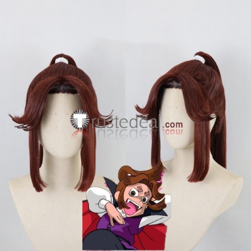 Nintama Rantarou Takiyashamaru Tairano Shioe Monjirou Kirimaru Settsuno Brown Purple Styled Cosplay Wigs