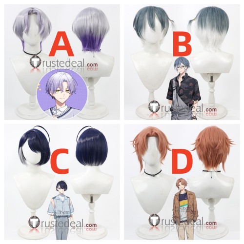 18TRIP Kafka Oguro Nagi Hachinoya Muneuji Kaguya Nanaki Nanamegi Purple Blue Brown Cosplay Wigs