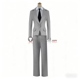 Library Of Ruina Roland Operator of Gaze Office Alloc Grey Suit Cosplay Costume