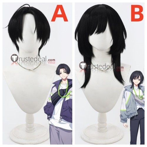 18TRIP Hamasaki Kaede Hamasaki Momiji Black Cosplay Wigs