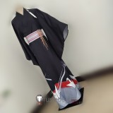 Touken Ranbu Ishida Masamune Goke Kanemitsu Black Kimono Cosplay Costumes