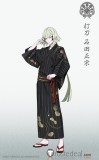 Touken Ranbu Ishida Masamune Goke Kanemitsu Black Kimono Cosplay Costumes