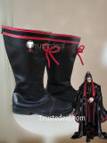 Limbus Company Heathcliff Sinclair Jia Qiu Hong Lu Lei Heng Red Black Cosplay Shoes Boots