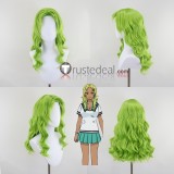 Saiki Kusuo no Sai Nan Mikoto Aiura Green Styled Cosplay Wig