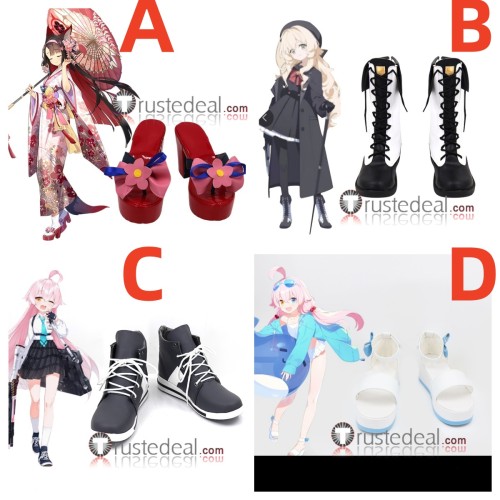 Blue Archive Kosaka Wakamo Smiling Professor Takanashi Hoshino Red Black White Cosplay Shoes Boots