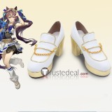 Uma Musume Pretty Derby Almond Eye Gold Ship Vivlos Golden Blue White Cosplay Boots Shoes