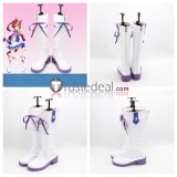 Uma Musume Pretty Derby Tokai Teio White Brown Purple Red Cosplay Boots Shoes