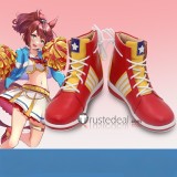 Uma Musume Pretty Derby Nice Nature White Brown Red Cosplay Boots Shoes