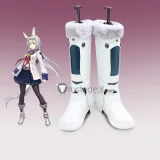 Uma Musume Pretty Derby The Decisive Oguri Cap Biwa Hayahide White Purple Cosplay Costumes