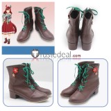 Uma Musume Pretty Derby Nice Nature White Brown Red Cosplay Boots Shoes