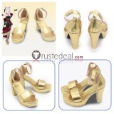Uma Musume Pretty Derby Almond Eye Gold Ship Vivlos Golden Blue White Cosplay Boots Shoes