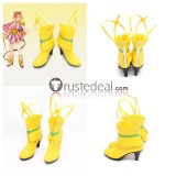 Uma Musume Pretty Derby T.M. Opera O 1st Anniversary Performance Yellow Golden White Cosplay Boots Shoes