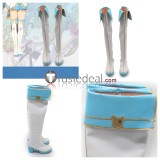 Uma Musume Pretty Derby Smart Falcon White Yellow Pink Cosplay Boots Shoes