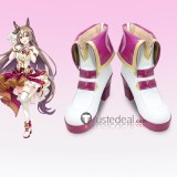 Uma Musume Pretty Derby Satono Diamond 1st Anniversary Performance Blue White Cosplay Boots Shoes