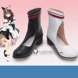 Uma Musume Pretty Derby Manhattan Cafe Curren Bouquetd'or Brown White Black Cosplay Boots Shoes