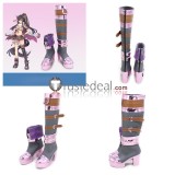 Uma Musume Pretty Derby Narita Brian Grey Borwn Pink Cosplay Boots Shoes