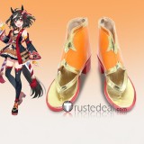 Uma Musume Pretty Derby Kitasan Black Red White Cosplay Boots Shoes