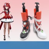 Uma Musume Pretty Derby Sirius Symboli Sakura Bakushin O Fine Motion Win Variation White Brown Black Cosplay Boots Shoes