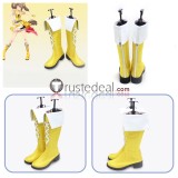 Uma Musume Pretty Derby Smart Falcon White Yellow Pink Cosplay Boots Shoes