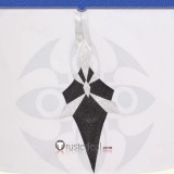 Genshin Impact Fatui Harbingers II Capitano The Captain Black White Uniform Cape Overcoat Cosplay Costume