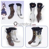 Uma Musume Pretty Derby Zenno Rob Roy Aston Machan Calstone Light O Mejiro Palmer King Halo Brown White Cosplay Boots Shoes