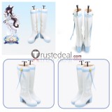 Uma Musume Pretty Derby Rice Shower White Brown Black Purple Cosplay Boots Shoes