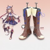 Uma Musume Pretty Derby Matikanetannhauser Seiun Sky White Brown Blue Cosplay Boots Shoes