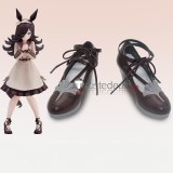 Uma Musume Pretty Derby Rice Shower White Brown Black Purple Cosplay Boots Shoes