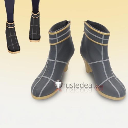 Uma Musume Pretty Derby Manhattan Cafe Curren Bouquetd'or Brown White Black Cosplay Boots Shoes