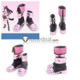 Uma Musume Pretty Derby Narita Brian Grey Borwn Pink Cosplay Boots Shoes