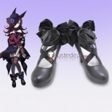 Uma Musume Pretty Derby Rice Shower White Brown Black Purple Cosplay Boots Shoes