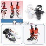 Uma Musume Pretty Derby Sirius Symboli Sakura Bakushin O Fine Motion Win Variation White Brown Black Cosplay Boots Shoes