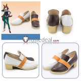 Uma Musume Pretty Derby Sirius Symboli Sakura Bakushin O Fine Motion Win Variation White Brown Black Cosplay Boots Shoes