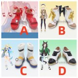 Uma Musume Pretty Derby Neo Universe Daiwa Scarlet White Red Cosplay Boots Shoes