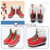 Uma Musume Pretty Derby Vodka Narita Taishin Bubble Gum Fellow Black Red Brown Yellow Cosplay Boots Shoes