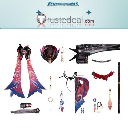 Genshin Impact Flower Feather Clan Chasca Cosplay Costume