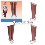 Uma Musume Pretty Derby Orfevre Ikuno Dictus Mejiro Dober Yaeno Muteki Purple Brown White Cosplay Boots Shoes