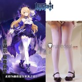 Genshin Impact Chiori Escoffier Skirk Fischl Printed Tights Socks Leggings Stockings Black Blue Cosplay Accessories