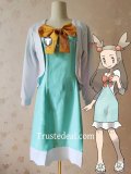Pokemon Gold and Silver Diamond and Pearl Jasmine White Green Sundress Cosplay Costume